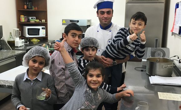 THE VISIT OF LITTLE “CONFECTIONERS” IN “PASTICCERIA”