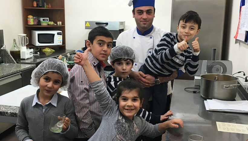 THE VISIT OF LITTLE “CONFECTIONERS” IN “PASTICCERIA”